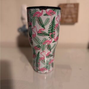 RTIC 30 oz Tumbler Stainless Steel Hot Cold Double Wall Cup - Pink Flamingo